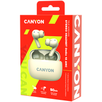 CANYON OnGo TWS-10 ANC+ENC, Bluetooth Headset, microphone, BT v5.3 BT8922F thumbnail 3
