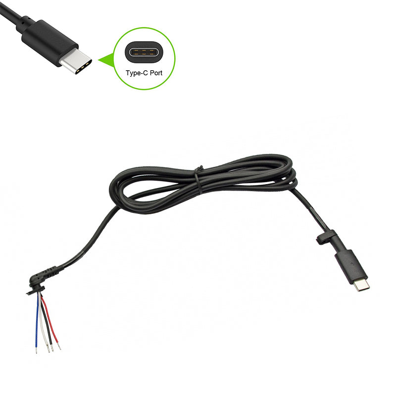 Кабел за зарядно за Lenovo - Type-C - 90W (3 core)