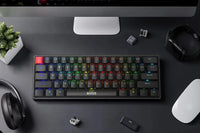 Marvo механична геймърска клавиатура Gaming Mechanical keyboard Saber 61 KG933G - 61 keys, Red Switches [Linear] (MARVO-KG933G-BK) thumbnail 7