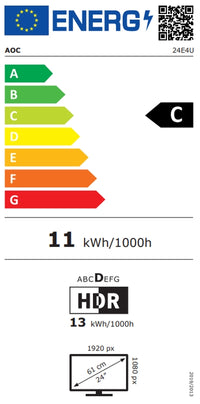 Монитор, AOC 24E4U, 23.8