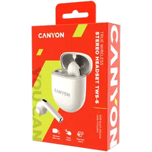 CANYON TWS-6, Bluetooth headset, with microphone, BT V5.3 JL 6976D4