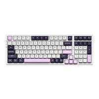 Геймърска механична безжична клавиатура VGN , Wireless V98 PRO V2 Black Currant Kailh Vaporwave Switches, RGB thumbnail 1