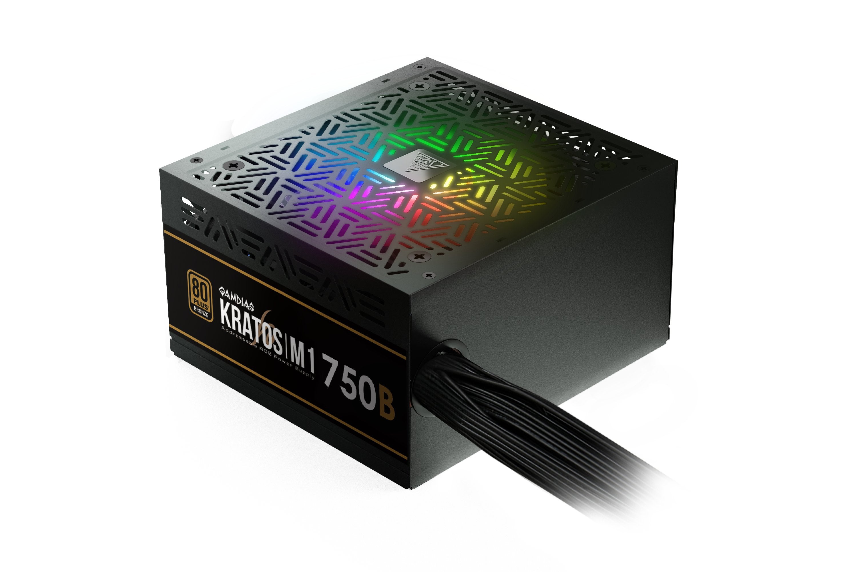 Захранващ блок Gamdias PSU 750W Bronze Addressable RGB KRATOS M1-750B - GAMDIAS-KRATOS-M1-750B