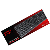 Клавиатура модел Jedel JT710 USB. 104 клавиша. Кирилизирана по БДС. Carbon texture thumbnail 2