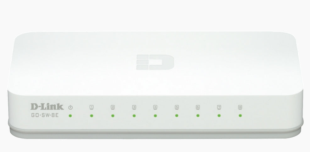 D-Link 8-Port 10/100M Desktop Switch - GO-SW-8E