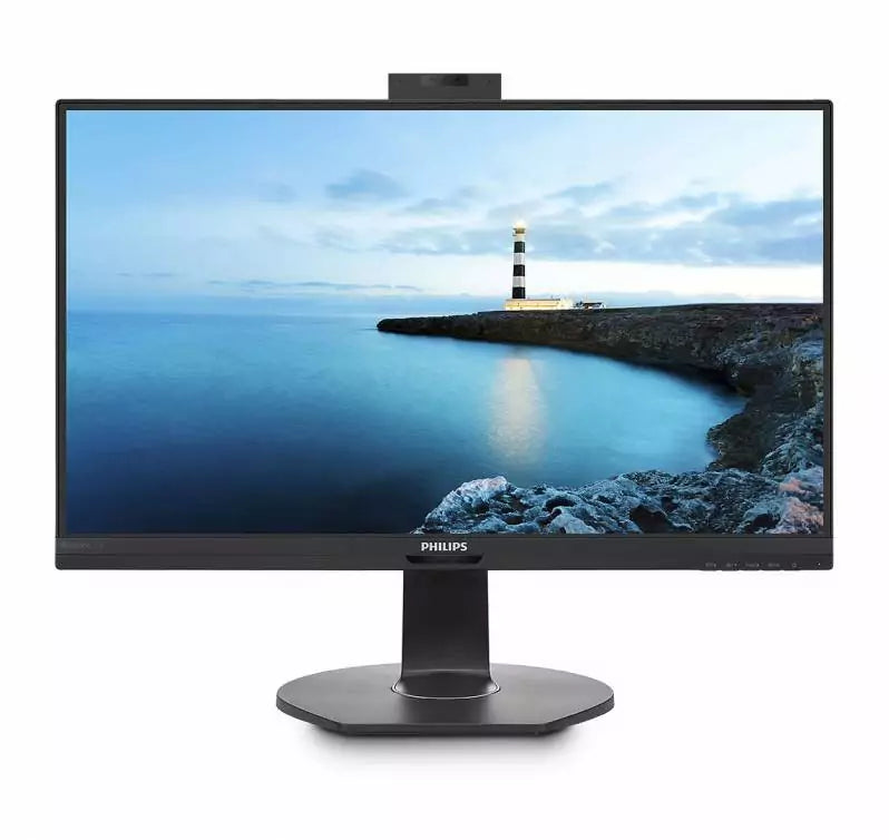Монитор Philips 241B7QUBHEB, 23,8 инча, вградена уеб камера Реновиран Клас B