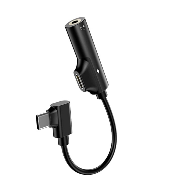 ПРЕХОД РАЗКЛОНИТЕЛ USB TYPE-C/3.5 ЖАК ЗА СЛУШАЛКИ