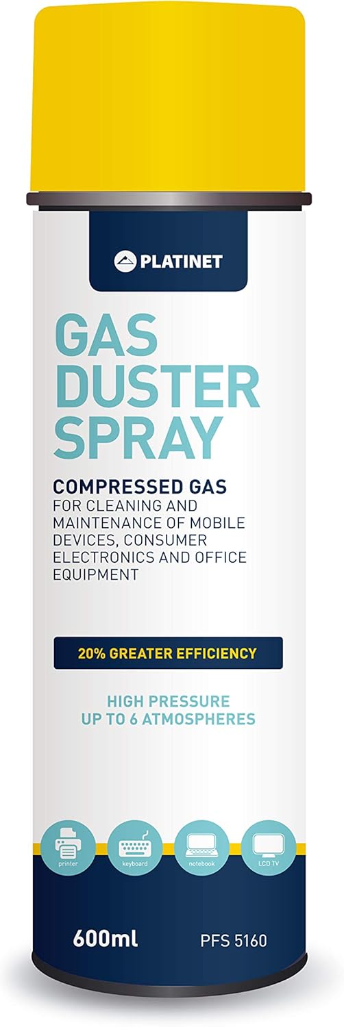 Флакон със сгъстен въздух Platinet, 400ml