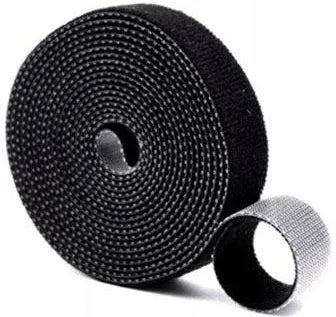 Организатор на кабели Velcro - 1м - Черна