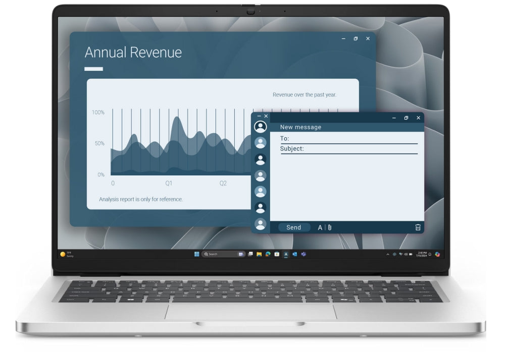 Лаптоп, Dell Pro 14 PC14255, AMD Ryzen AI 5 PRO 340