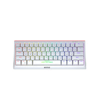 Marvo геймърска клавиатура Gaming Mechanical keyboard 61 keys TKL Hecate 61R WH - KG962G White - RED switches, RGB thumbnail 1