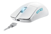 Мишка, Asus ROG Harpe Ace Aim Lab Edition Gaming Mouse, 54 g Ultra-Lightwieght, Connectivity (2.4GHz RF, Bluetooth, Wired), 36K DPI Sensor, 5 Programmable Buttons, ROG SpeedNova, Esports & FPS Gaming thumbnail 1