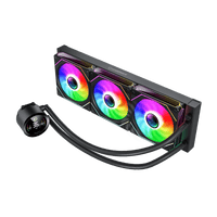 Охлаждаща система GameMax IceBurg 360 Digital Black, Water Cooling 360 system, Full Copper block base, thumbnail 2