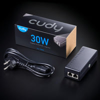 PoE инжектор Cudy POE200, Gigabit PoE+/PoE, 30W, 1 x 10/100/1000Mbps - POE200 thumbnail 3