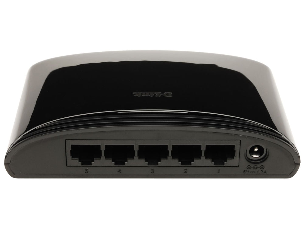 D-Link 5-Port 10/100Mbps Fast Ethernet Unmanaged Switch - DES-1005D