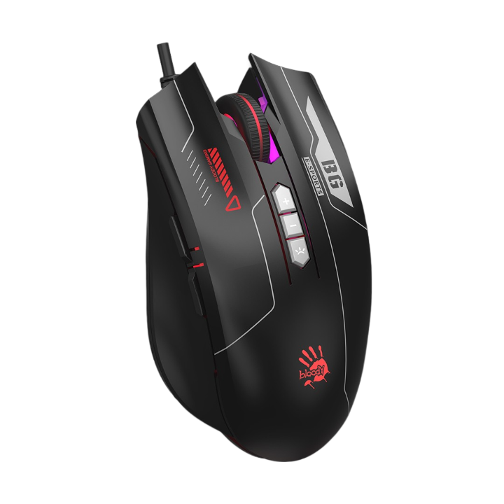 Геймърска мишка Bloody ES7 Esports, Жична, RGB,6000 cpi, Черна - A4-MOUSE-ES7