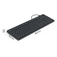 HAMA Жична клавиатура CK-100, кирилизирана, USB-C, USB-A - HAMA-173050 thumbnail 5