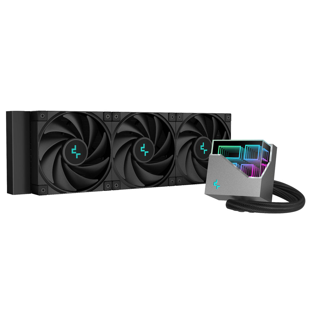 Охлаждаща система DeepCool Water Cooling LT720 Addressable RGB, Infinity mirror design LGA1700/AM5 - R-LT720-BKAMNF-G-1