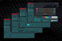 Marvo механична геймърска клавиатура Gaming Mechanical keyboard Saber 61 KG933G - 61 keys, Red Switches [Linear] (MARVO-KG933G-BK) thumbnail 3