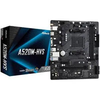 Дънна платка ASROCK Desktop A520M-HVS (AM4, 2xDDR4, PCIe 3.0 x16,PCIe 3.0 x1, M.2, 4 SATA3 - A520M-HVS thumbnail 1