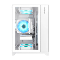 Gamemax кутия Case mATX - Infinity Mini White thumbnail 2