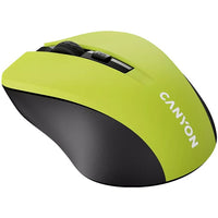 Мишка Canyon MW-1 (CNE-CMSW1Y), оптична (1600dpi), безжична, USB, зелена thumbnail 2