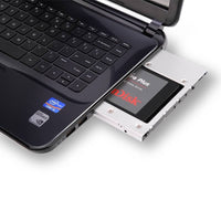 DVD caddy за SSD хард диск SATA ( Адаптер за втори HDD / SSD за лаптоп ) | 2.5