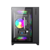 Gamemax кутия Case mATX - Infinity Mini Black thumbnail 2