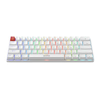 Marvo механична геймърска клавиатура Gaming Mechanical keyboard Saber 61 KG933G White - 61 keys, Red Switches [Linear] thumbnail 2