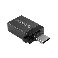 Преходник Orico CBT-UT01-BK, от USB Type-C (м) към USB Type-A (ж), черен thumbnail 2