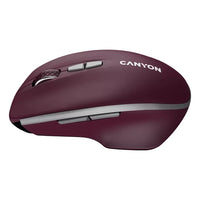 Мишка Canyon MW-21, оптична (1600 dpi), безжична, USB, червена, 7 бутона thumbnail 2