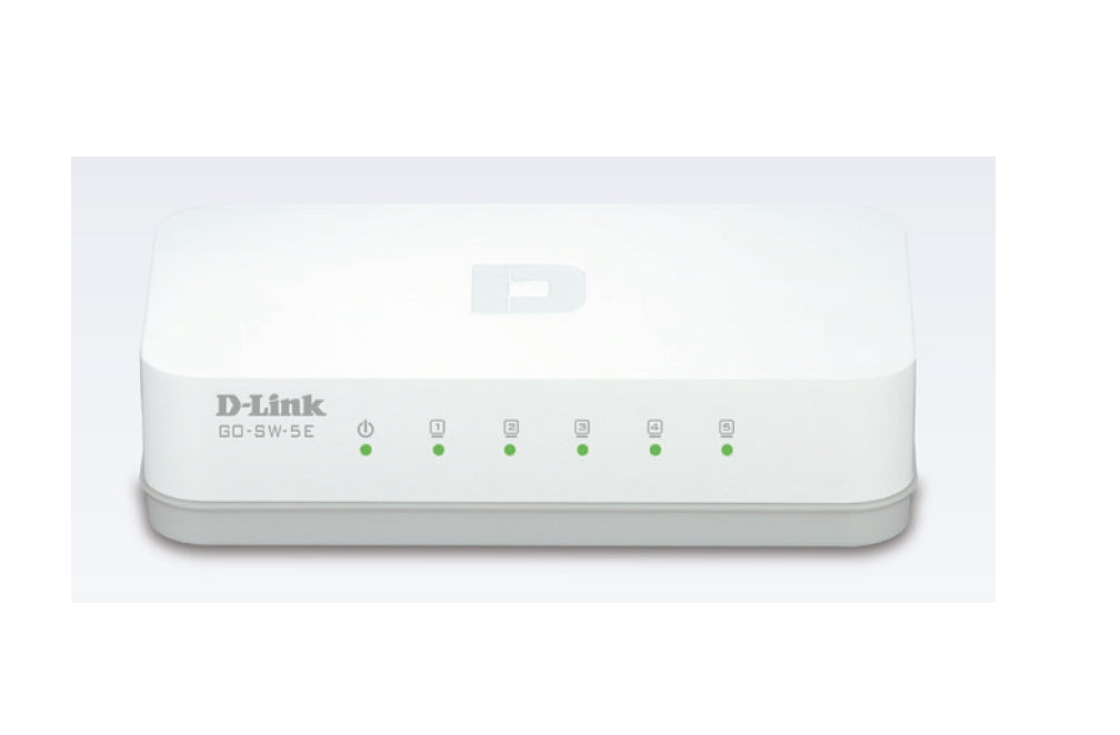 D-Link 5-Port 10/100M Desktop Switch - GO-SW-5E