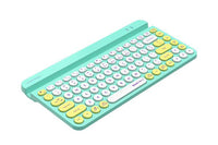 Безжична клавиатура A4tech Fstyler FBK30, Bluetooth, 2.4G, Стойка за телефон, Кирилизирана, Авокадо - A4-KEY-FBK30-AVOCADO thumbnail 2