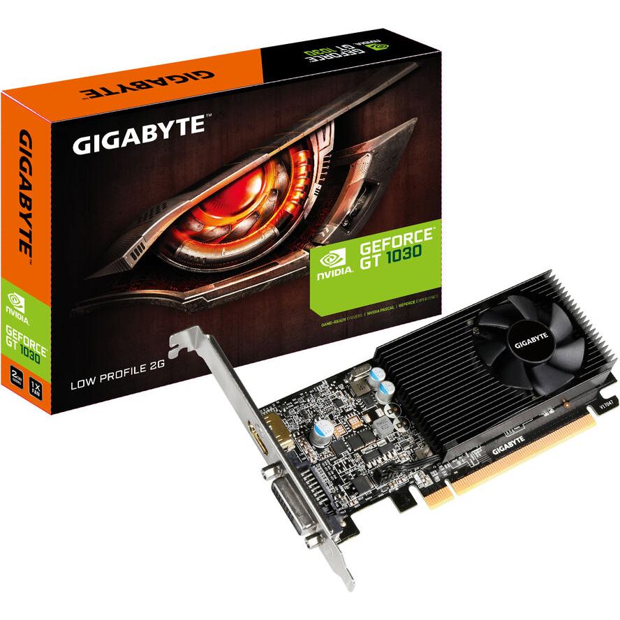 Gigabyte GT1030 N1030D5-2GL 2GB GDDR5 HDMI DVI LP - (A) - GV-N1030D5-2GL (8 дни доставкa)