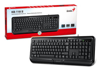 Genius клавиатура кирилизирана Smart Keyboard KB-118 II Black - AI, BG Layout, USB thumbnail 3