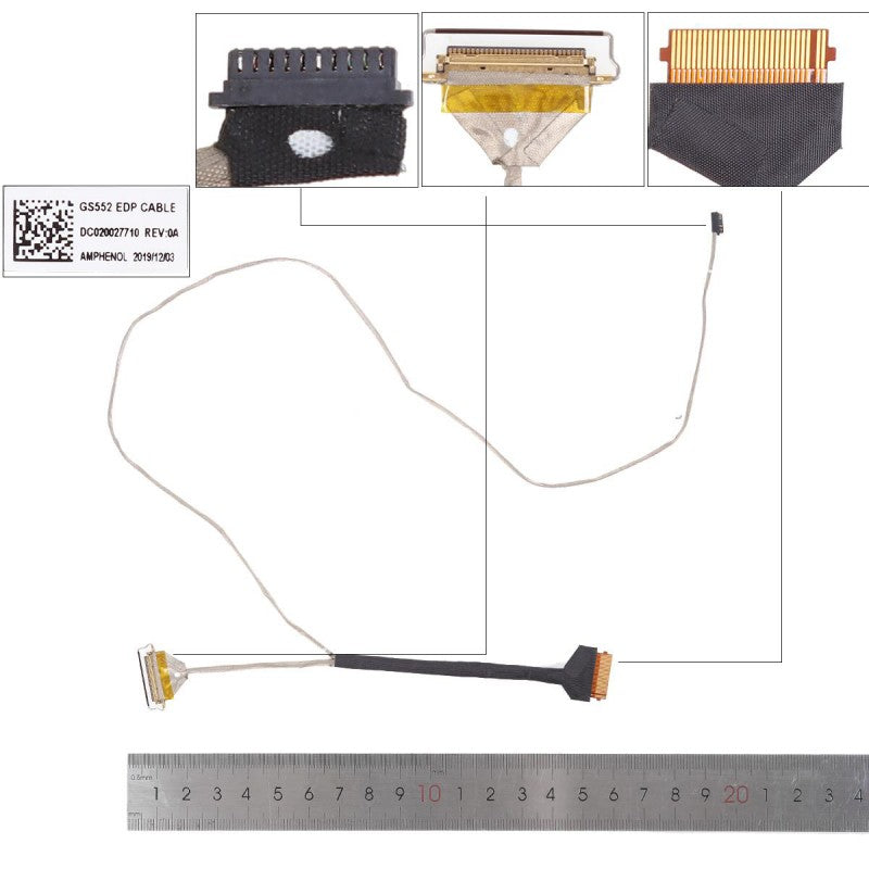 Лентов Кабел за лаптоп (LCD Cable) Lenovo S350-15 S350-15IWL GS552 Without touch 30 pin