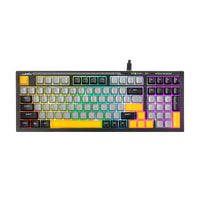 Marvo геймърска клавиатура Gaming Keyboard Soldat S50B - Rainbow, 98 keys - MARVO-K638B (MARVO-K638B) thumbnail 4