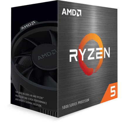 Процесор AMD Ryzen 5 5500, AM4 Socket, 6 Cores, 12 Threads, 3.6GHz(Up to 4.2GHz), 19MB Cache, 65W, BOX - AMD-AM4-R5-RYZEN-5500