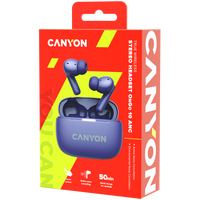 CANYON OnGo TWS-10 ANC+ENC, Bluetooth Headset, microphone, BT v5.3 BT8922F thumbnail 2