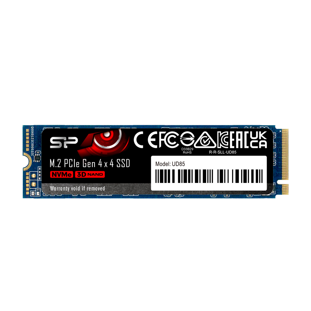 250GB SSD Silicon Power UD85, M.2-2280, PCIe Gen 4x4, NVMe, - SLP-SSD-UD85-250GB