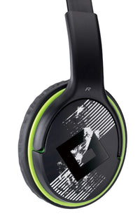 Genius слушалки с микрофон Headset HS-400A - 3.5 mm, Mic, Black/Green thumbnail 5