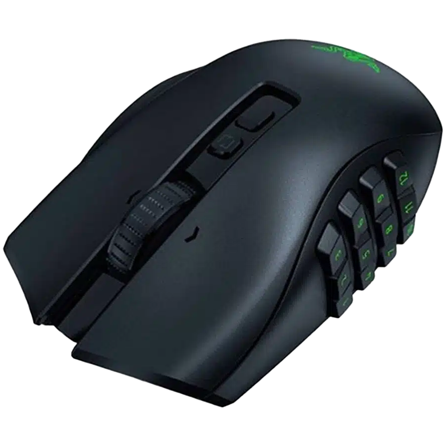 Razer Naga V2 Pro, Wireless Gaming Mouse, True 30000 dpi, Focus Pro 30K Optical Sensor - RZ01-04400100-R3G1