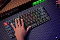 Marvo механична геймърска клавиатура Gaming Mechanical keyboard Saber 61 KG933G - 61 keys, Red Switches [Linear] (MARVO-KG933G-BK) thumbnail 6