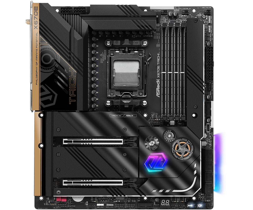 Дънна платка AM5 Asrock X670E Taichi DDR5 - (К) - 90-MXBJ00-A0UAYZ (8 дни доставкa)