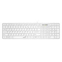 Genius клавиатура Slim Keyboard SlimStar 126 White - Copilot, Low profile Chocolate thumbnail 5