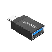 Преходник Orico CBT-UT01-BK, от USB Type-C (м) към USB Type-A (ж), черен thumbnail 3