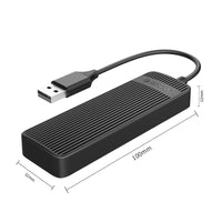 Orico хъб USB2.0 HUB 4 port Black - FL02-BK thumbnail 3