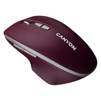 Мишка Canyon MW-21, оптична (1600 dpi), безжична, USB, червена, 7 бутона thumbnail 3