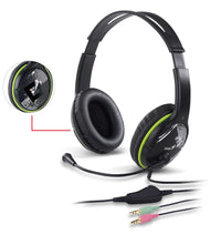 Genius слушалки с микрофон Headset HS-400A - 3.5 mm, Mic, Black/Green thumbnail 2