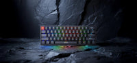 Marvo механична геймърска клавиатура Gaming Mechanical keyboard Saber 61 KG933G - 61 keys, Red Switches [Linear] (MARVO-KG933G-BK) thumbnail 1